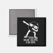 Aimant Dabbing Total Solar Eclipse 04.08.2024 Fun Dab Boy (Recto/Verso)