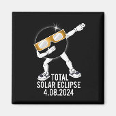 Aimant Dabbing Total Solar Eclipse 04.08.2024 Fun Dab Boy (Devant)