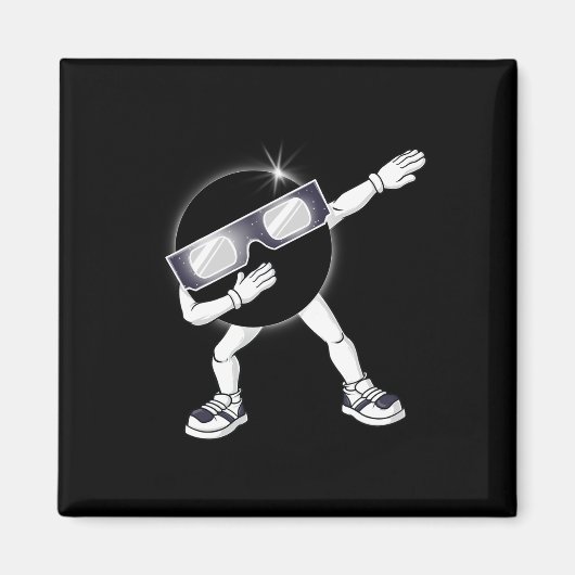 Aimant Dabbing Total Solar Eclipse 2024 Totality Dab Boys (Devant)