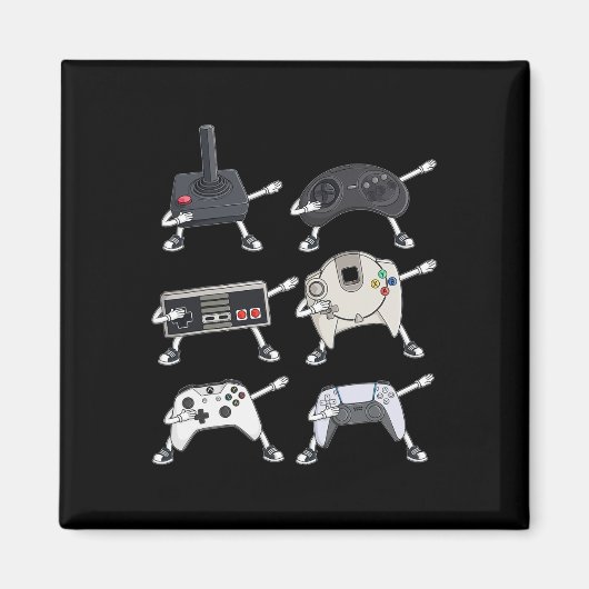 Aimant Dabbing Video Gamer Contrôleurs Fun Boys Jeu pour  (Devant)