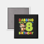 Aimant Dabing Dans Mon 8E Anniversaire Fox Huit Ans B (Recto/Verso)