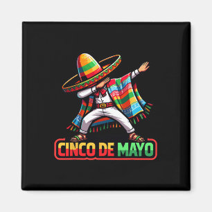 Aimant Dabing mexicain Poncho Cinco De Mayo Fiesta 1