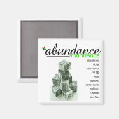 Aimant d'abondance de l'énergie positive (Recto/Verso)