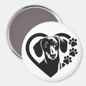 Aimant Dachshund (Recto/Verso)