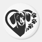 Aimant Dachshund (Devant)