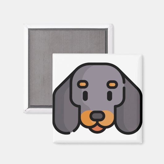 Aimant Dachshund (Recto/Verso)