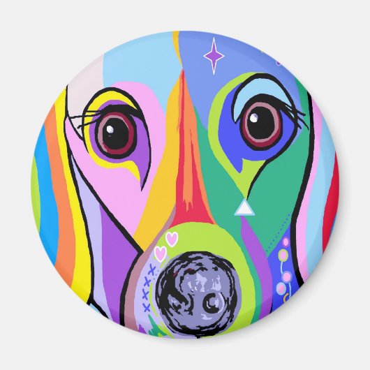 Aimant Dachshund 2 (Devant)