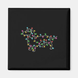 Aimant Dachshund Chiens Arbre Noël Noël Noël Cadeaux Pour