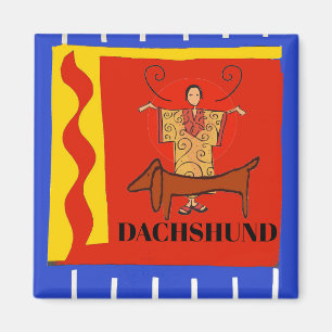 Aimant DaCHSHUND, edit text