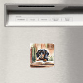 Aimant Dachshund en aquarelle (In Situ (Lave-vaisselle))