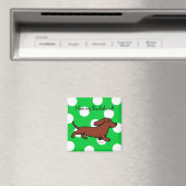 Aimant Dachshund exécutant un dessin animé (In Situ (Lave-vaisselle))