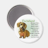 Aimant Dachshund Gifts (Recto/Verso)