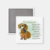 Aimant Dachshund Gifts (Recto/Verso)