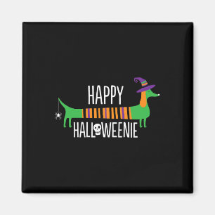 Aimant Dachshund Happy Halloweenie mignonne chien Hallowe