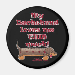 Aimant Dachshund Love Meter