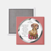 Aimant Dachshund Lovers Doxie (Recto/Verso)