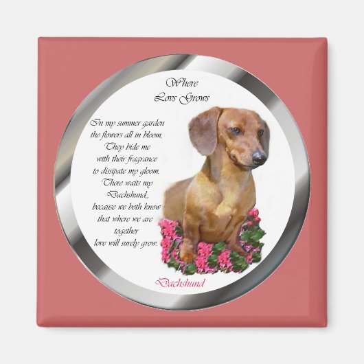 Aimant Dachshund Lovers Doxie (Devant)