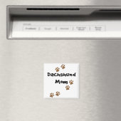 Aimant Dachshund Maman (In Situ (Lave-vaisselle))