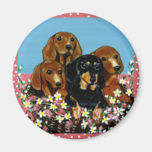 Aimant Dachshunds de la fête des Mères