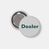 Aimant d'action TAG Fridge Poker - Concessionnaire (Recto/Verso)