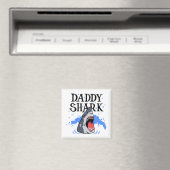 Aimant Daddy Shark - Grand Blanc (In Situ (Lave-vaisselle))