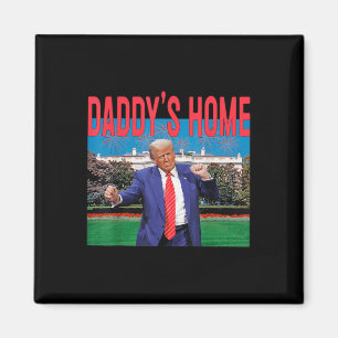 Aimant Daddys Accueil Trump Pink Trump 2024 Reprendre l'A