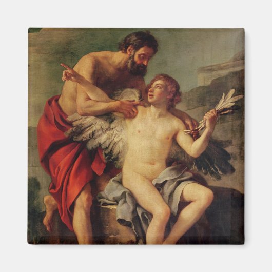 Aimant Daedalus Attaching Icarus' Wings, c.1754 (Devant)
