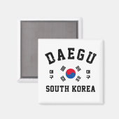 Aimant Daegu Corée du Sud (Recto/Verso)