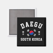 Aimant Daegu Corée du Sud (Recto/Verso)