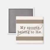 Aimant d'Affirmation de Spoonie (Recto/Verso)