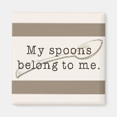 Aimant d'Affirmation de Spoonie (Devant)