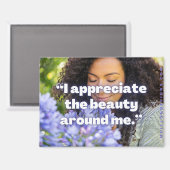 Aimant d'affirmation positive (Recto/Verso)