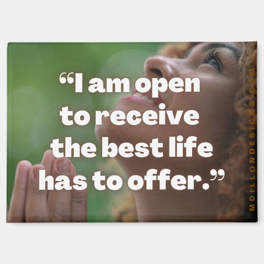 Aimant d'affirmation positive (Recto)