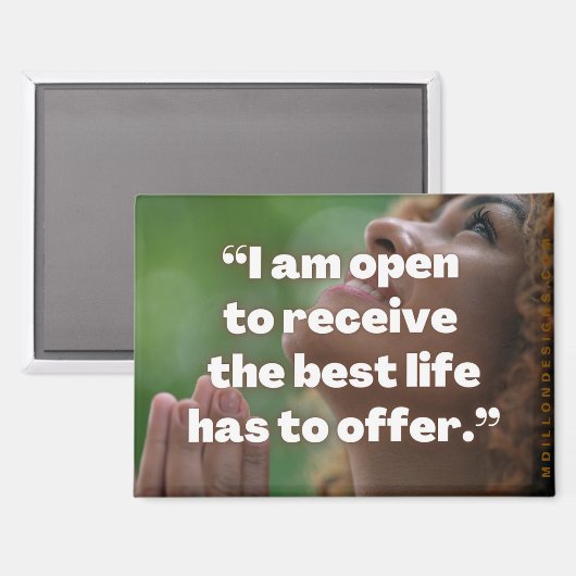 Aimant d'affirmation positive (Recto/Verso)