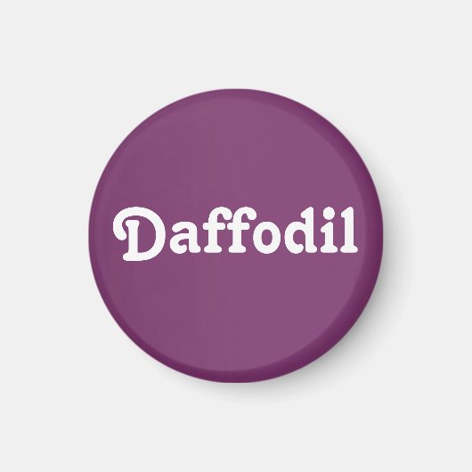 Aimant Daffodique magnétique (Devant)