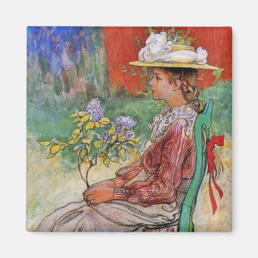 Aimant Dagmar dans le jardin (Devant)