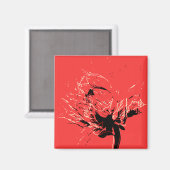 Aimant dahlia duo (Recto/Verso)
