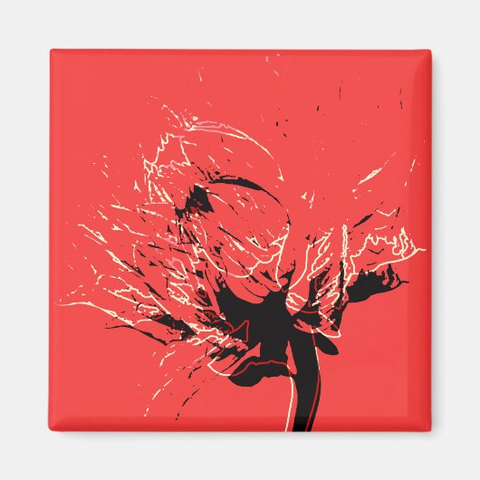 Aimant dahlia duo (Devant)