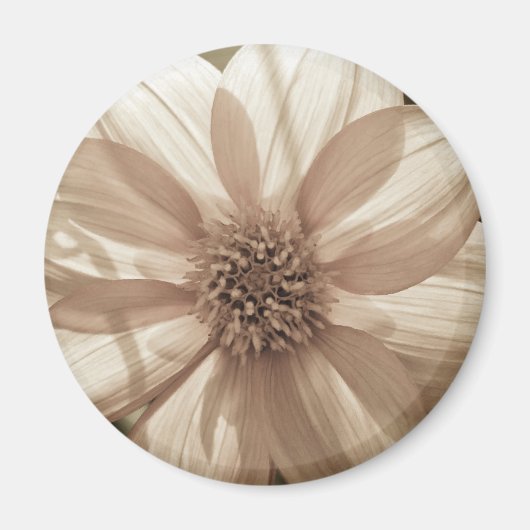Aimant Dahlia ensoleillé (Devant)