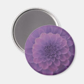 Aimant Dahlia violet (Recto/Verso)