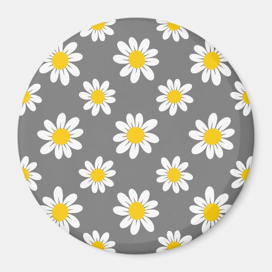Aimant Daisies de White Yellow (Devant)
