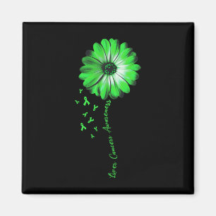Aimant Daisy Flower Liver Cancer Sensibilisation Cadeaux