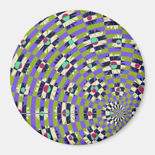 Aimant Daisy Kaleidoscope (Devant)