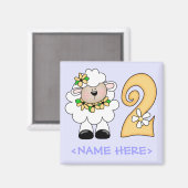Aimant Daisy Lamb 2e anniversaire (Recto/Verso)