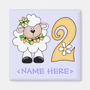 Aimant Daisy Lamb 2e anniversaire