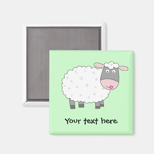 Aimant Daisy Sheep (Recto/Verso)