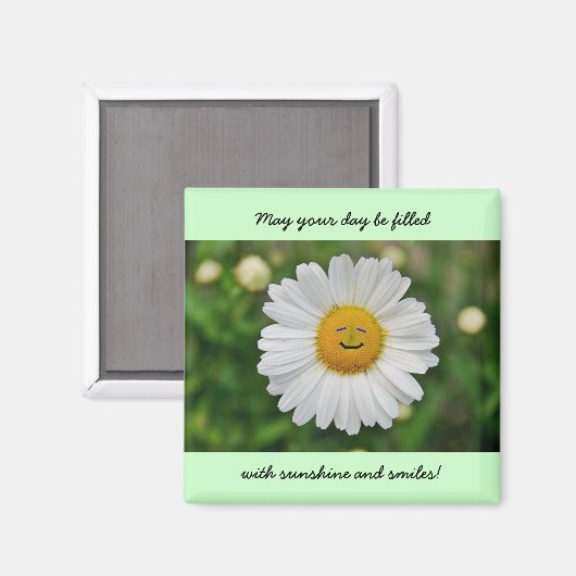 Aimant Daisy Smile (Recto/Verso)