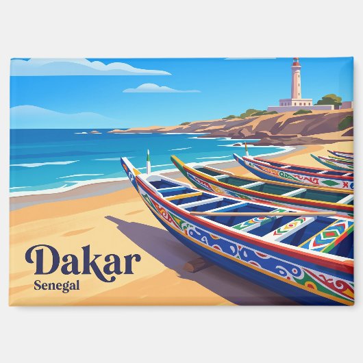 Aimant Dakar Sénégal (Recto)