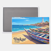 Aimant Dakar Sénégal (Recto/Verso)
