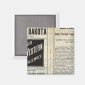 Aimant Dakota central (Recto/Verso)